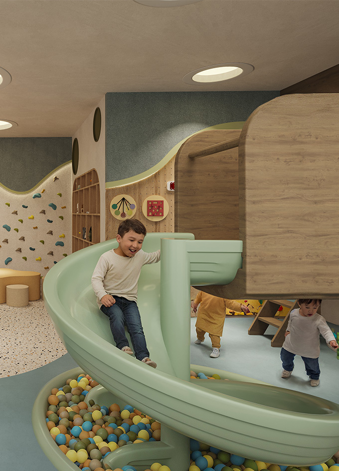 Kids Play Zone at Avhad Bayline Residences, Mahim West