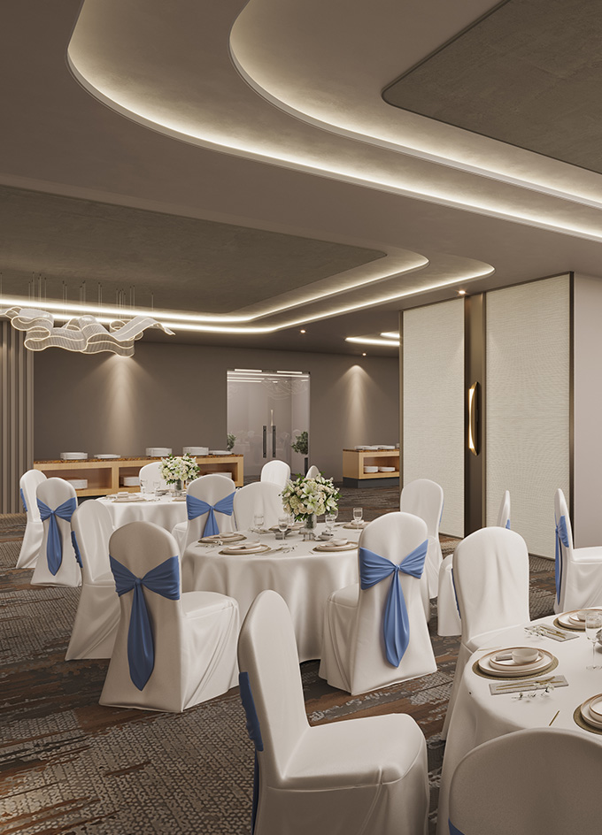 Banquet Hall at Avhad Bayline Residences, Mahim West